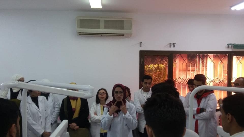 second year BMS students take a trip to LIMU's dental clinical training center